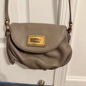 Marc Jacobs Gray Leather Crossbody Bag